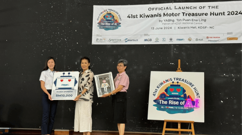 Officiating the 41st Kiwanis Motor Treasure Hunt 2024: STREAM Continues Support as Silver Sponsor